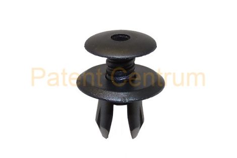 02-033   VOLKSWAGEN T4, PHAETON,  belsőburkolat, raktér és csomagtér rögzítő patent. Furat: 9 mm.  Szín: fekete.  Gyári cikkszám: 70186729901C