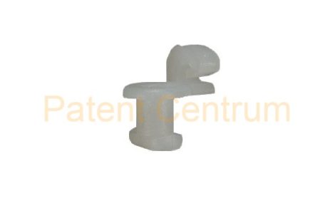 19-013 Zárrudazat rögzítő patent,  ovális furat Rud. átm.: 3 mm Lemeza. vast.: 5 mm