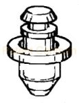   24-016   VOLKSWAGEN  LUPO hűtődíszrács patent.  Gyári cikkszám: 6X0853575, 6X0 853 575